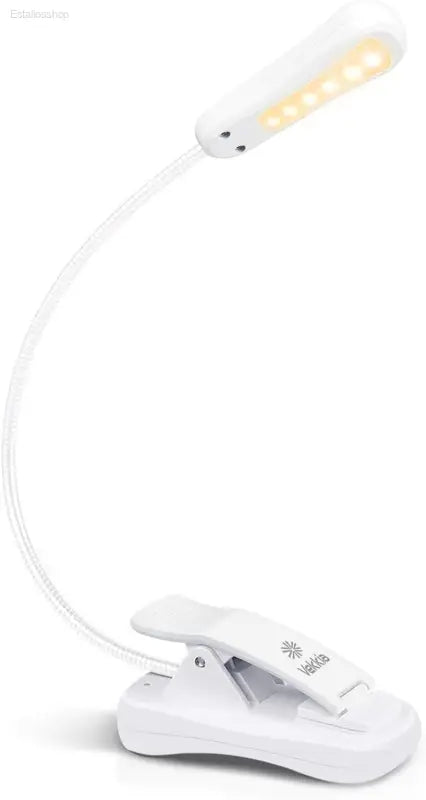 Vekkia Rechargeable 3000K LED Book Light - Perfect Clip-On Reading Light for Cozy Bedtime Reading