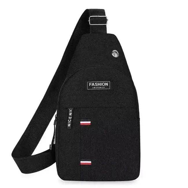 Versatile Gray and Black Sling Bags for Men’s Crossbody Fashion - Estalios