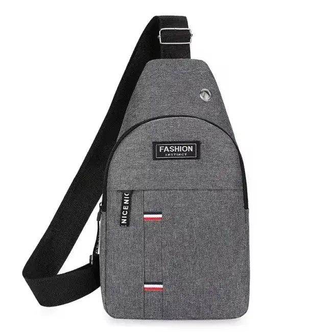 Versatile Gray and Black Sling Bags for Men’s Crossbody Fashion - Estalios
