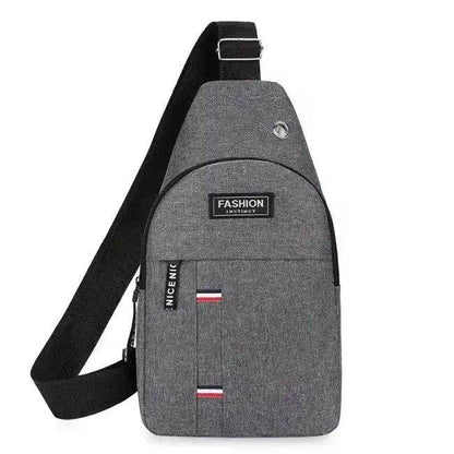 Versatile Gray and Black Sling Bags for Men’s Crossbody Fashion - Estalios