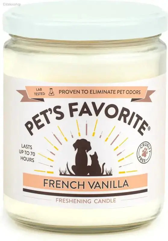Very Berry Pet Odor Candle with Clean Burning Formula for Pet Lovers - EstaliosShop