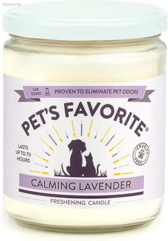 Very Berry Pet Odor Candle with Clean Burning Formula for Pet Lovers - EstaliosShop