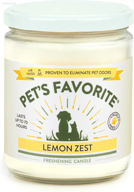 Very Berry Pet Odor Candle - Clean Burning, Long Lasting 70 Hour Scented Candle for Pet Lovers
