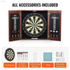 VEVOR Dartboard Cabinet Set with Official Size 18 Inch Dartboard for Recreational and Competitive Players - EstaliosShop