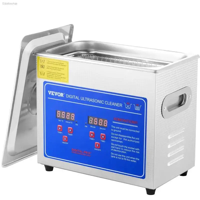 VEVOR Ultrasonic Cleaner with Digital Timer and Heater for Professional Jewelry and Small Parts Cleaning - EstaliosShop