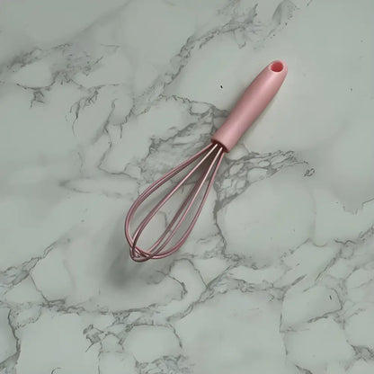 Pink Vibrant Mini Silicone Whisk, a must-have silicone whisk essential for any kitchen