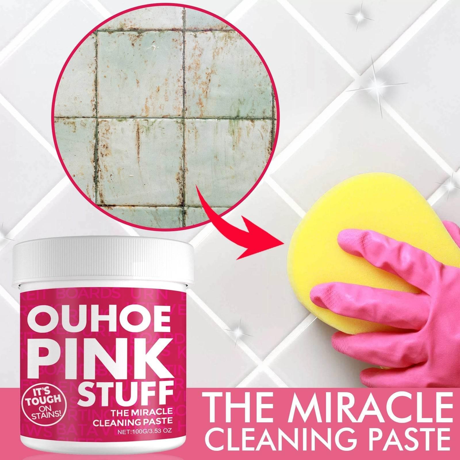 Vibrant Pink Cleaning Paste for a Sparkling Space - Estalios