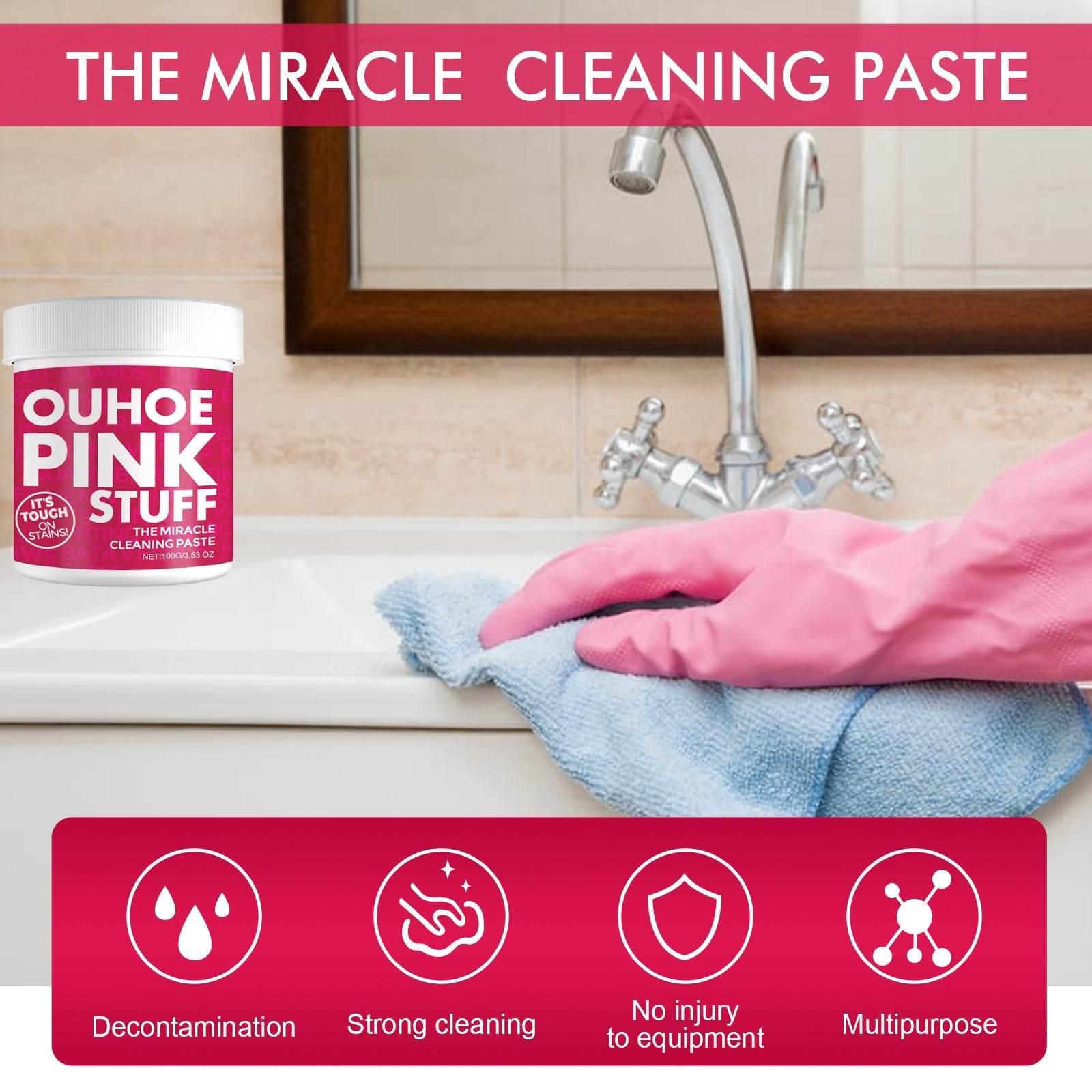 Vibrant Pink Cleaning Paste for a Sparkling Space - Estalios