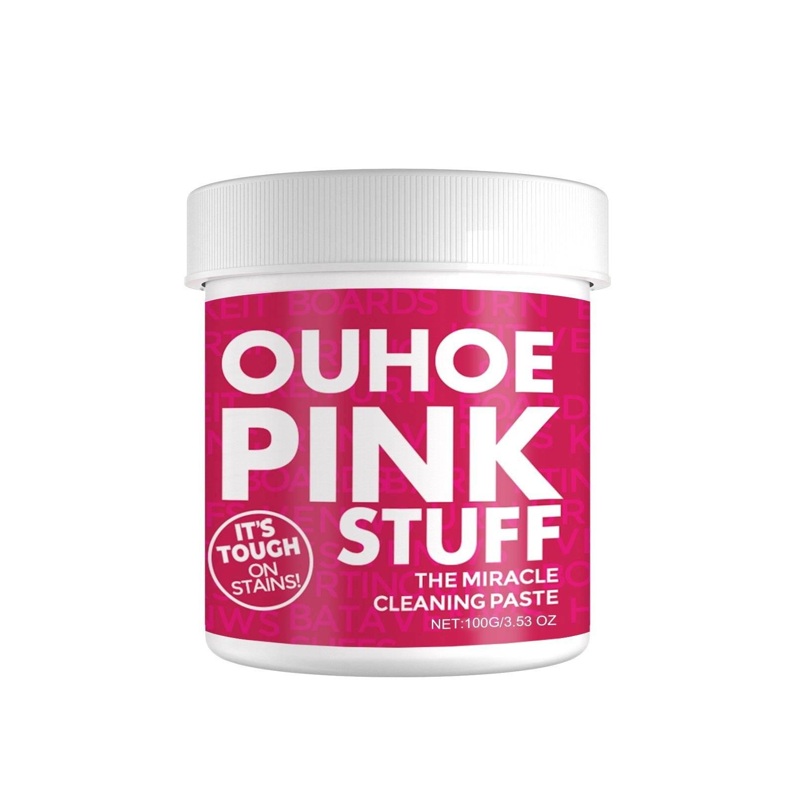 Vibrant Pink Cleaning Paste for a Sparkling Space