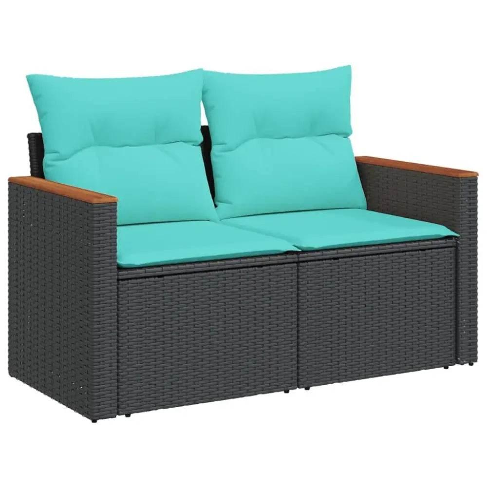 vidaXL 8 Piece Patio Sofa Set with Cushions Comfortable Design - Estalios
