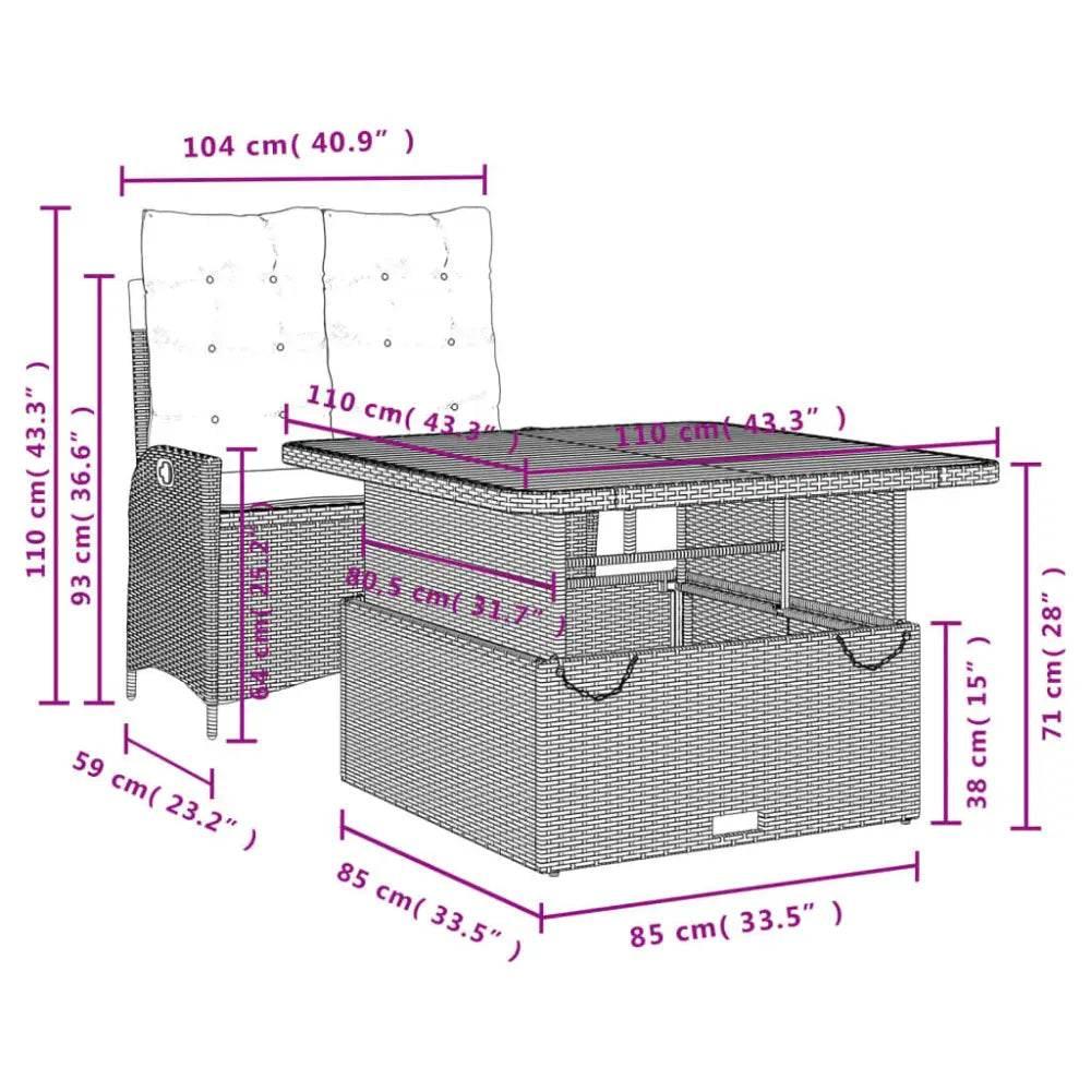 Unlock Backyard Bliss with this Storage Table! - Estalios