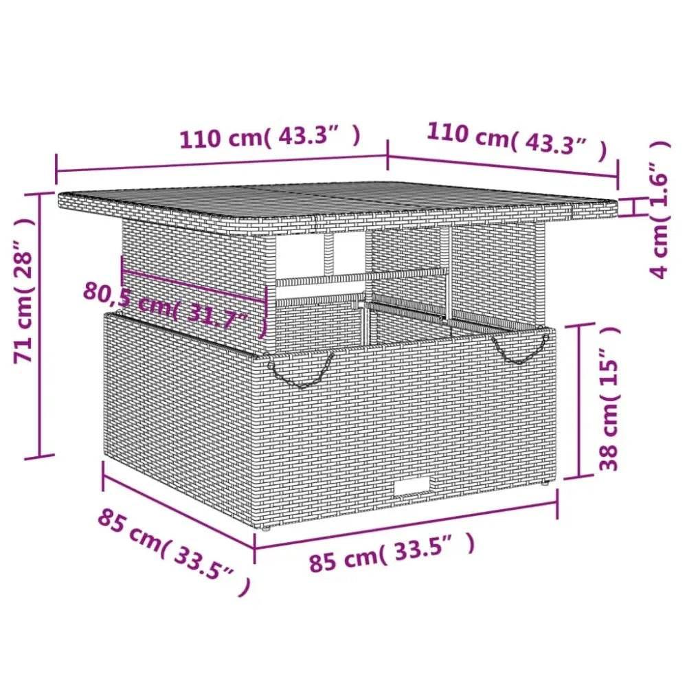 Unlock Backyard Bliss with this Storage Table! - Estalios