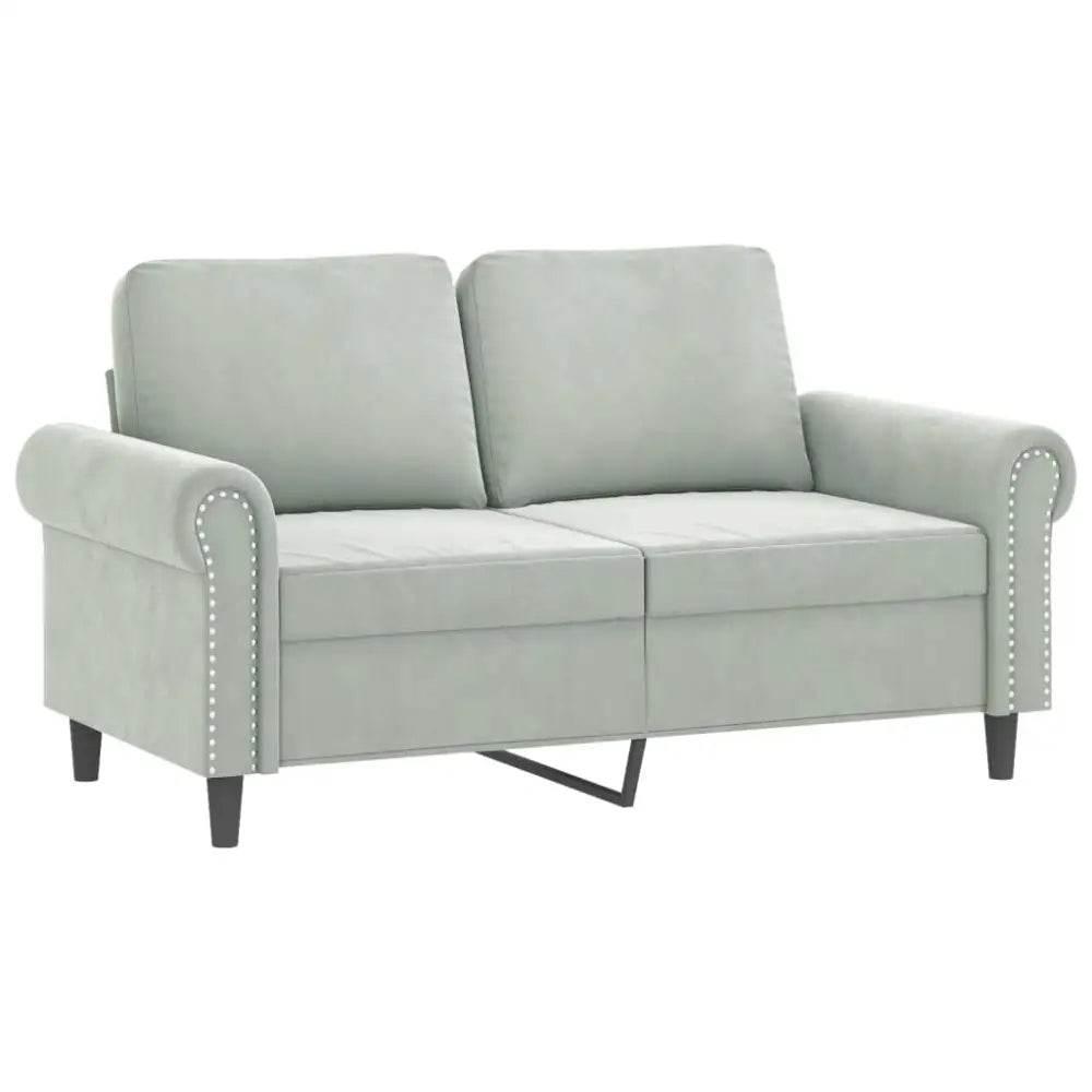 vidaXL Sofa Set Light Grey - Estalios