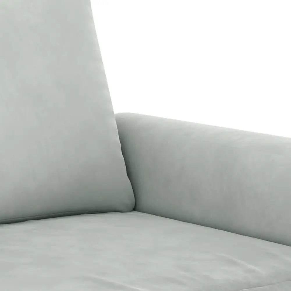 vidaXL Sofa Set Light Grey - Estalios