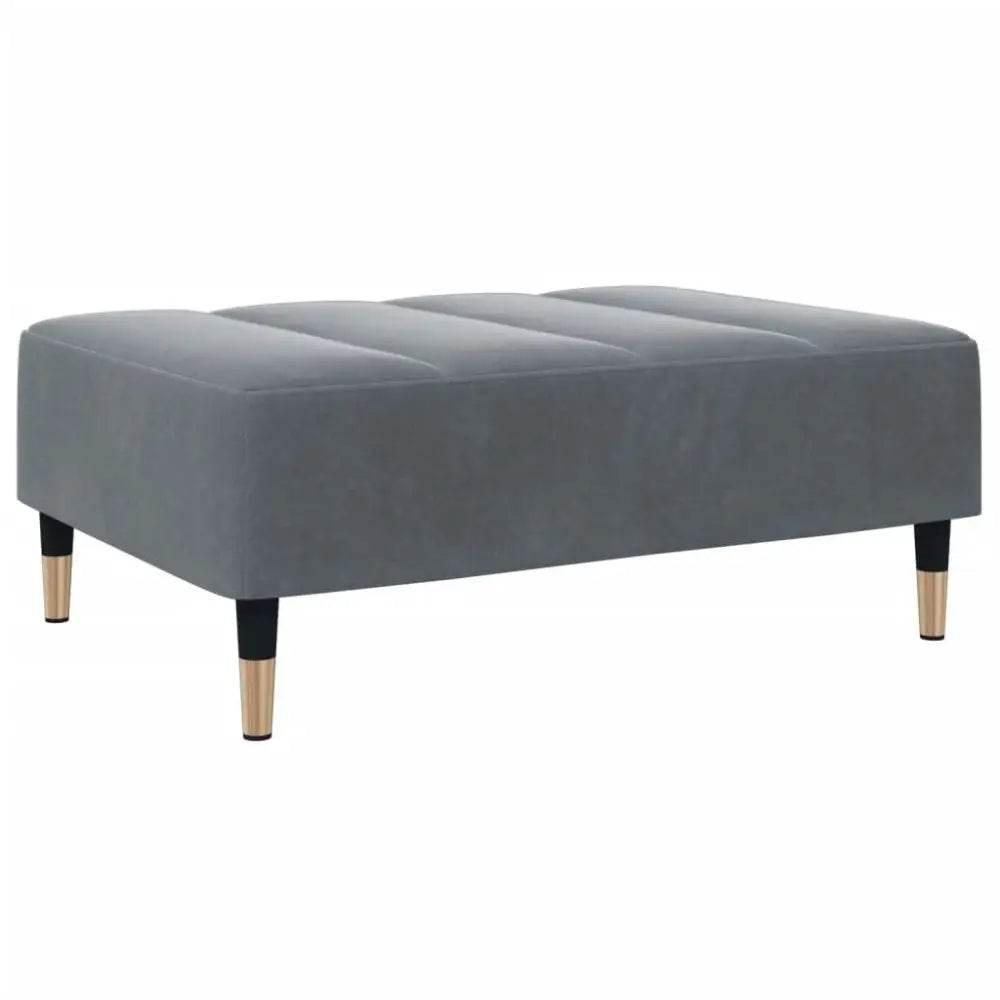 vidaXL Sofa Bed Dark Grey Velvet (100% polyester), wood, metal Compact - Estalios