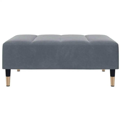 vidaXL Sofa Bed Dark Grey Velvet (100% polyester), wood, metal Compact - Estalios