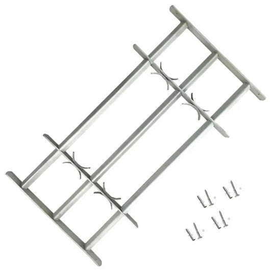 vidaXL Adjustable Security Grille for Windows - Durable Protection - Estalios