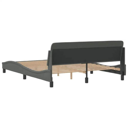 Gray Dreams Await: Your Bedroom Oasis! Drift into serene slumber with our Gray Upholstered Bed. This platform bed offers modern style and unparalleled comfort - Estalios