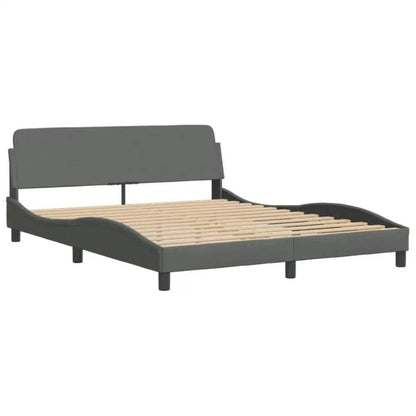 Gray Dreams Await: Your Bedroom Oasis! Drift into serene slumber with our Gray Upholstered Bed. This platform bed offers modern style and unparalleled comfort - Estalios