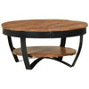 vidaXL Coffee Table Honey brown and black - Estalios