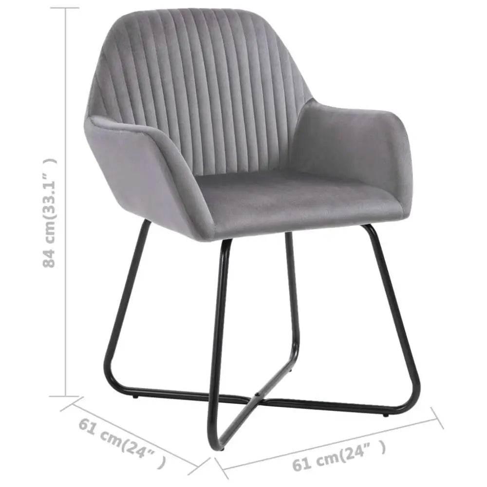 Velvet Gray Glam: Seize the Seating Sensation! - Estalios