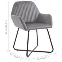 Velvet Gray Glam: Seize the Seating Sensation! - Estalios