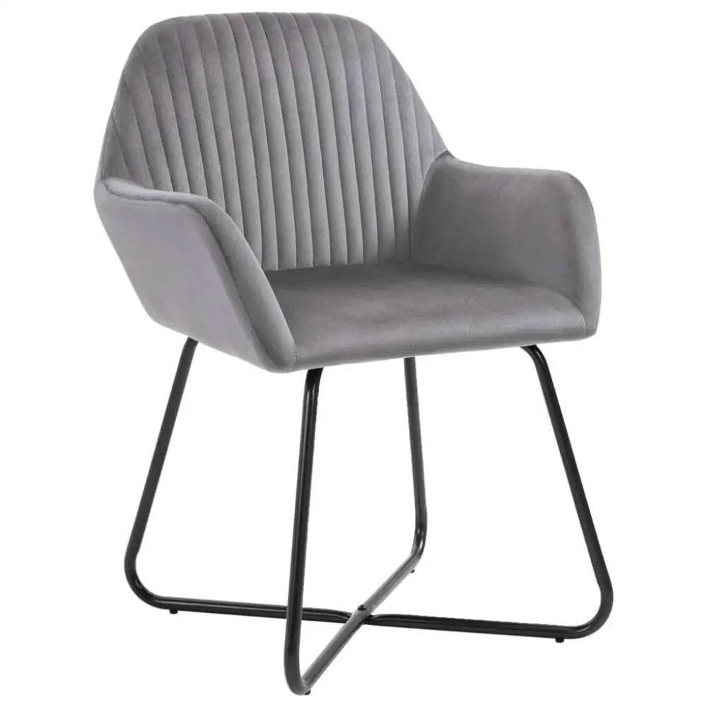 Velvet Gray Glam: Seize the Seating Sensation! - Estalios
