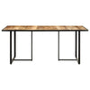 Industrial Edge Solid Mango Wood Dining Table **product Description:** Elevate your Dining Space with our Stunning Table, a Perfect Blend of Rustic - Estalios
