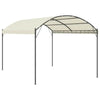 vidaXL Gazebo Cream and black Fabric (100% polyester), steel Large - Estalios