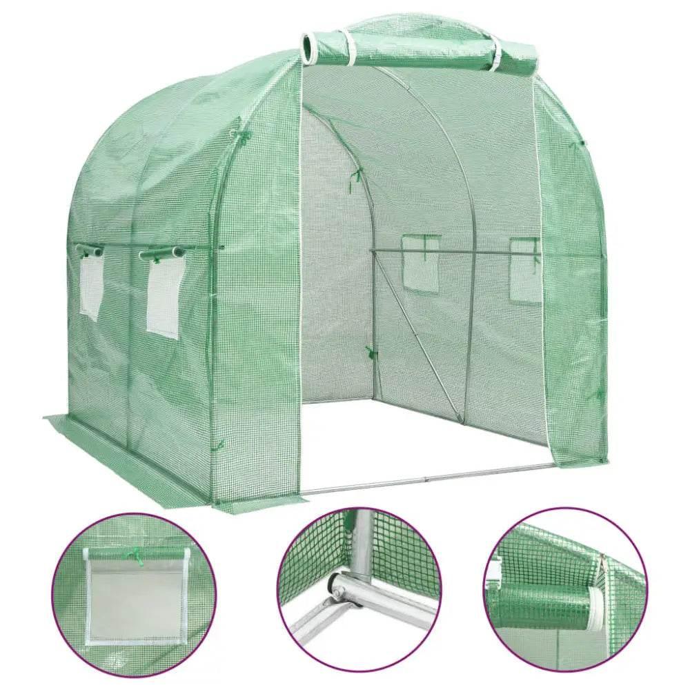 Grow Big Now: Steel Frame Greenhouse! Unleash your Inner Gardener with our Awesome Greenhouse! this Thing has Everything you Need to Get Growing Right Away - Estalios