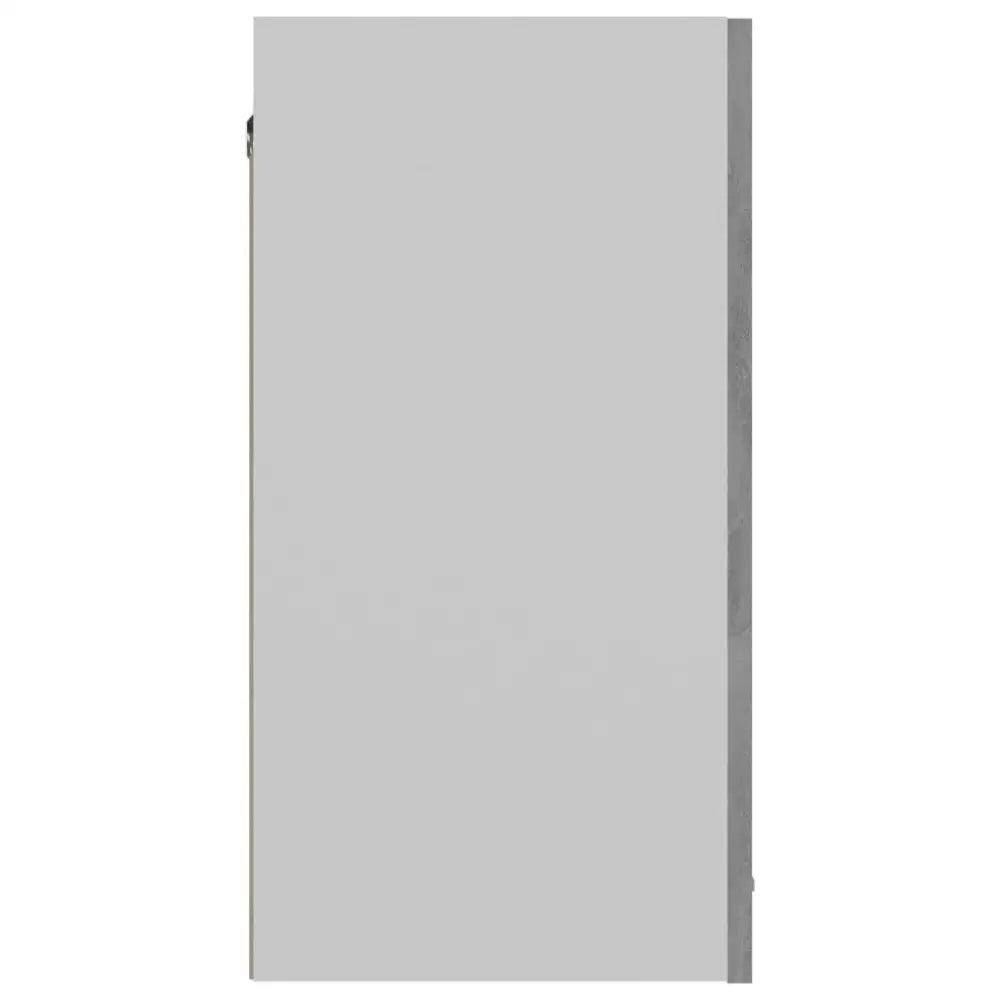 vidaXL Hanging Cabinet Concrete grey Engineered wood Modern - Estalios