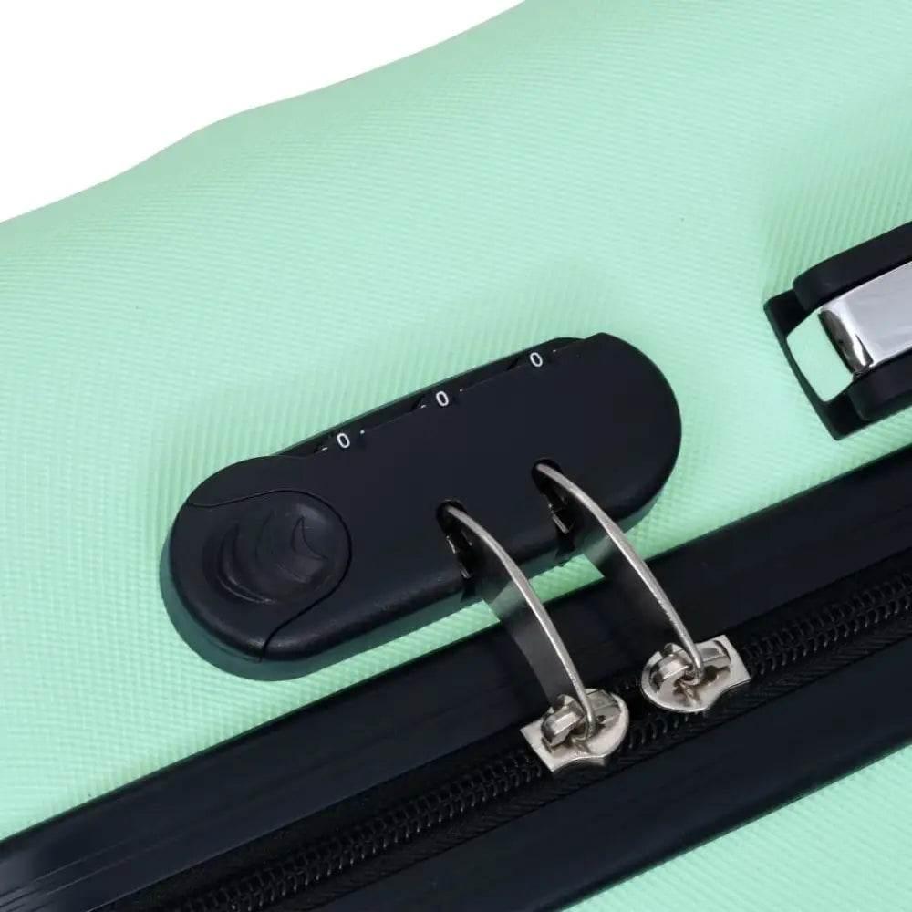 vidaXL Hardcase Trolley Mint ABS for Safe Travel - Estalios