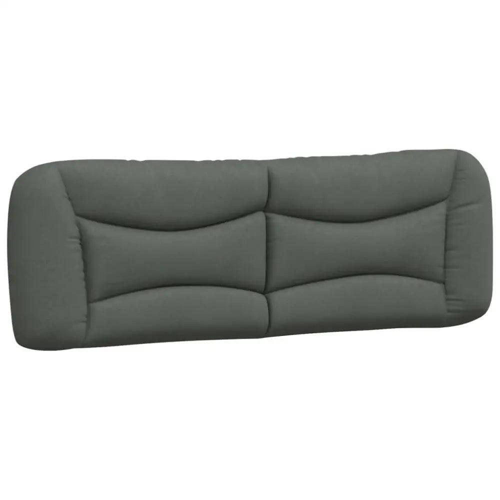 vidaXL Headboard Cushion Dark Grey 100% polyester Standard - Estalios