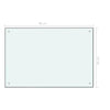 Unleash Clarity with Framed Glass Whiteboard! **product Description:** Elevate your Brainstorming Sessions and Presentations with our Sleek and Modern Glass Whiteboard - Estalios