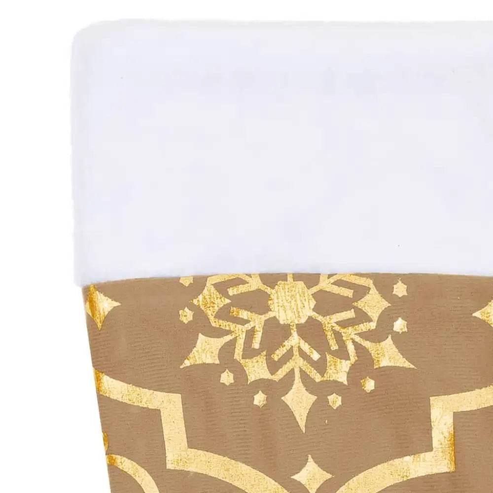 vidaXL Christmas Tree Skirt Yellow Polyester 59.1 in diameter Foldable - Estalios