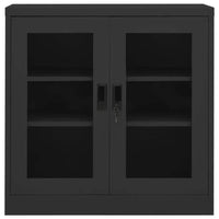 Unlock the Vault: Glass Door Metal Cabinet - Estalios