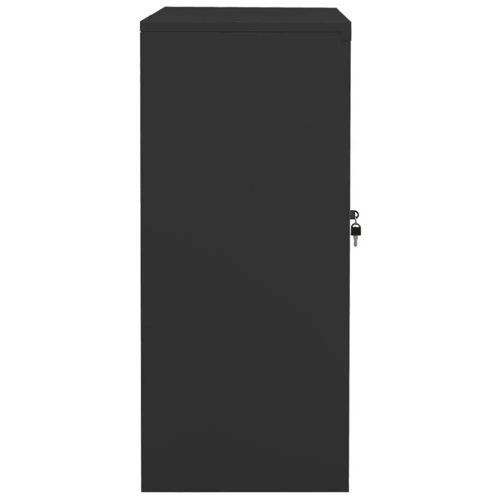 Unlock the Vault: Glass Door Metal Cabinet - Estalios