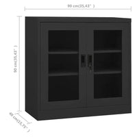 Unlock the Vault: Glass Door Metal Cabinet - Estalios