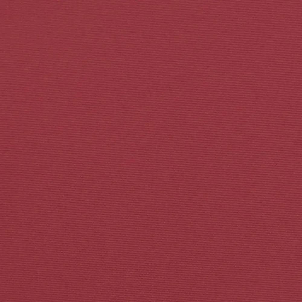 vidaXL Pallet Cushion Set of 2 Wine Red Oxford fabric (100% polyester) - Estalios