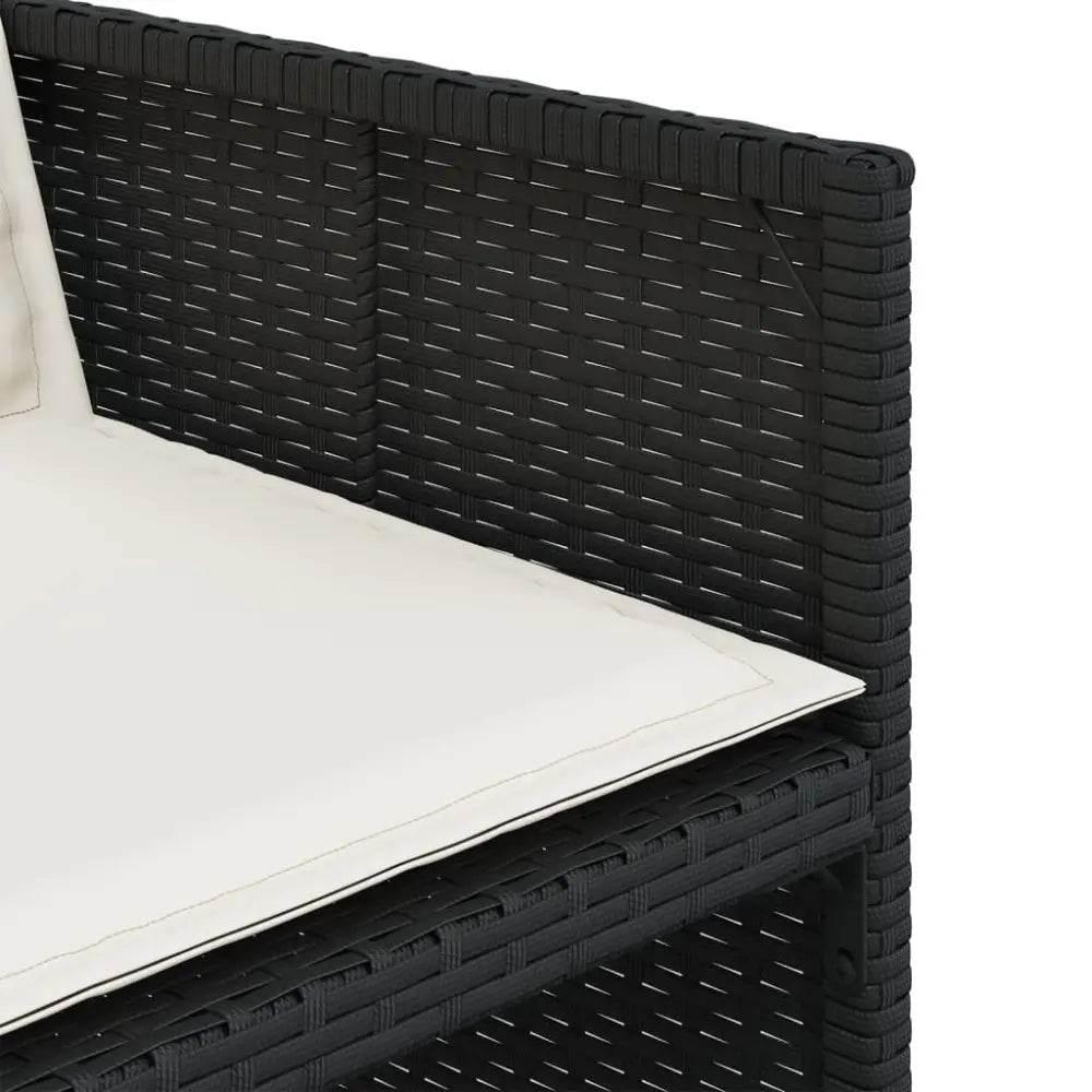 Black Wicker Bliss! Vidaxl Patio Chair Style Sensation! Chairs Blends! - Estalios