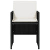 Black Wicker Bliss! Vidaxl Patio Chair Style Sensation! Chairs Blends! - Estalios