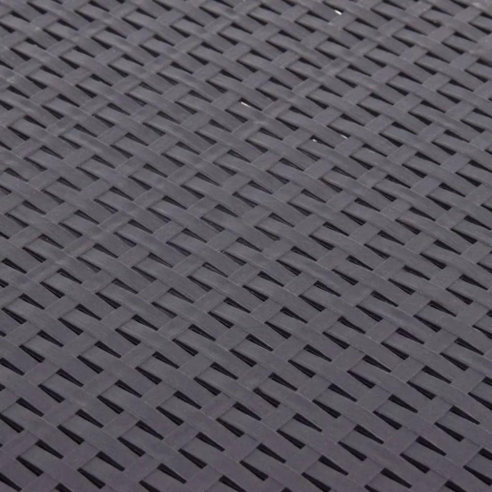 vidaXL Outdoor Table Mocha Polypropylene 21.3 in x 21.3 in Outdoor Table - Estalios
