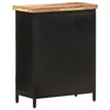 Unleash Style: Black Metal Cabinet with Solid Mango Wood Top! Okay, Here's a Product Description that Follows your Instructions: Elevate - Estalios