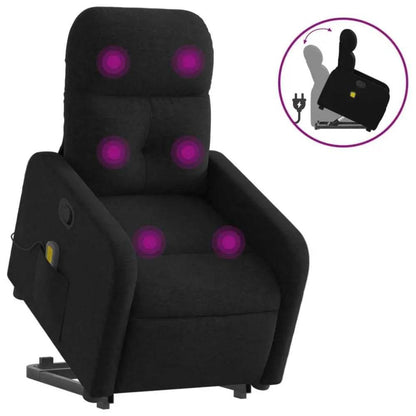 Unleash Maximum Relaxation: Black Massage Recliner! - Estalios