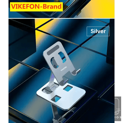 Modern Gold and Silver Aluminum Stand for Stylish Viewing - Estalios