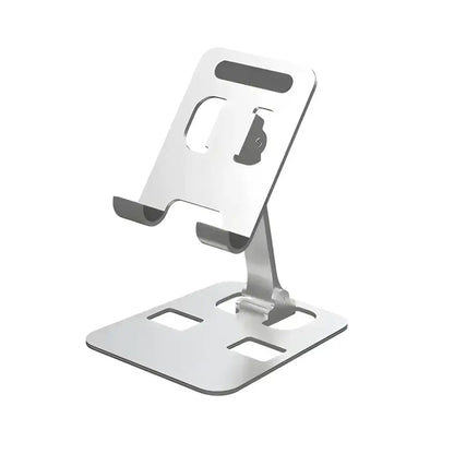 Silver adjustable phone stand for Vikefon Aluminum Alloy Portable Tablet Holder