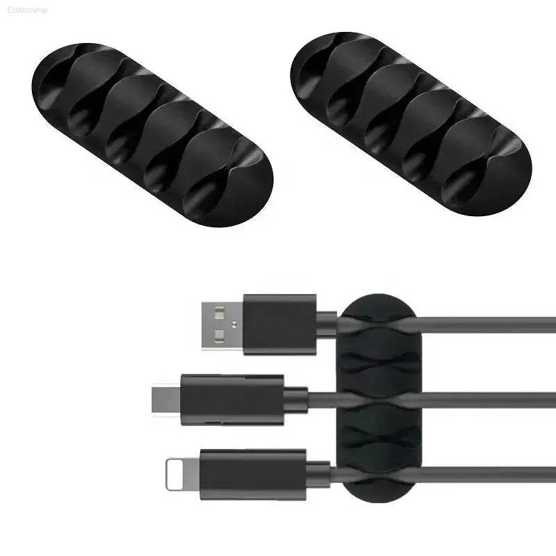VIKEFON Cable Organizer Clips for USB Cables and Accessories - Estalios