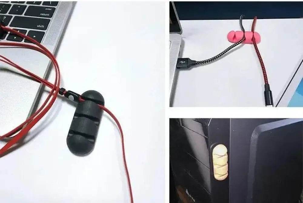 VIKEFON Cable Organizer Clips for USB Cables and Accessories - Estalios