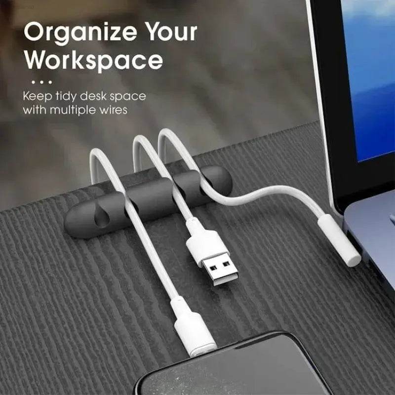 VIKEFON Cable Organizer Clips for USB Cables and Accessories - Estalios
