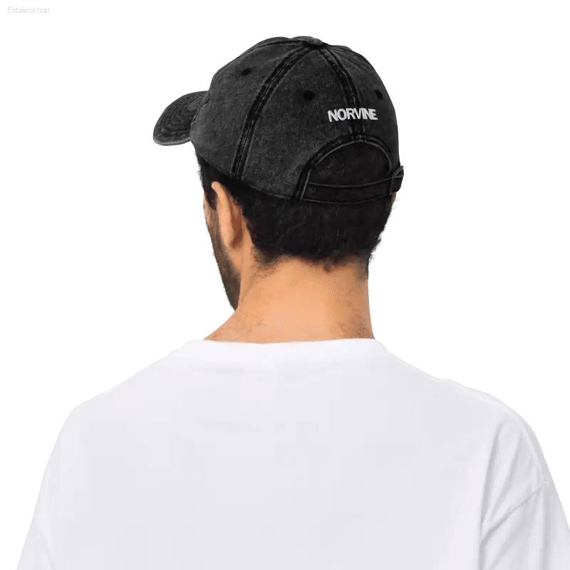 Vintage Cotton Twill Cap with Embroidered Detail - Estalios
